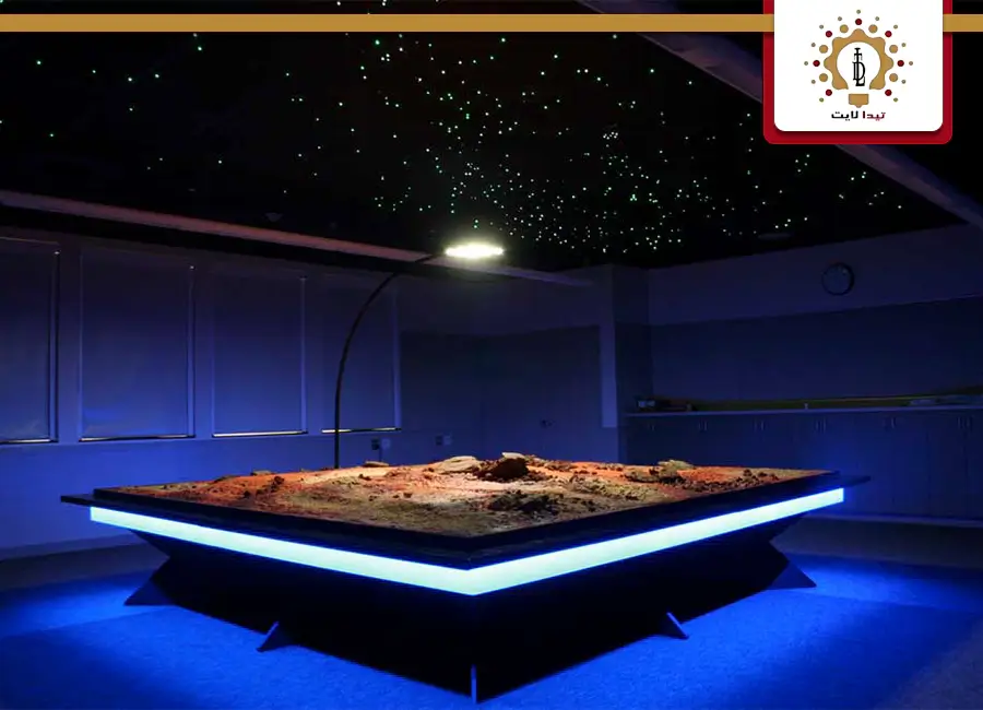 روشنایی فیبر نوری