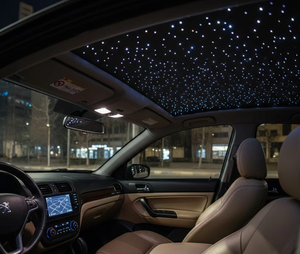 آموزش نصب سقف کهکشانی خودرو